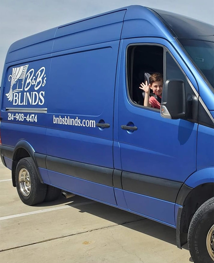 B & B's Blinds Van
